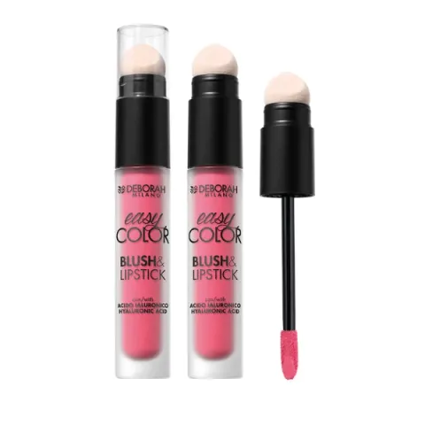 Pomadka i róż w płynie 2w1 DEBORAH Easy Color Blush&Lipstick 4ml