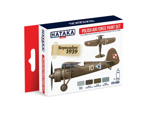 Zestaw farb Polish Air Force (4szt) Hataka AS01
