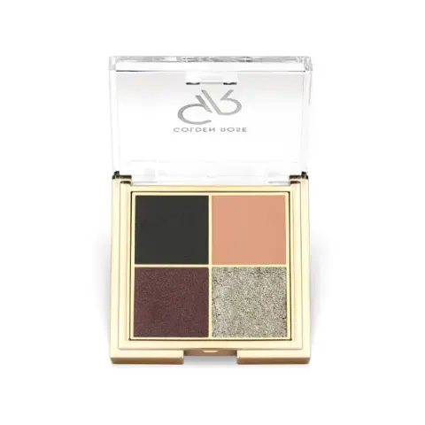 Poczwórna paleta cieni do powiek GOLDEN ROSE Quattro Eyeshadow Palette 8,8g