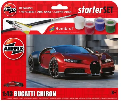 Bugatti Chiron Starter Set 1:43 Airfix A55005