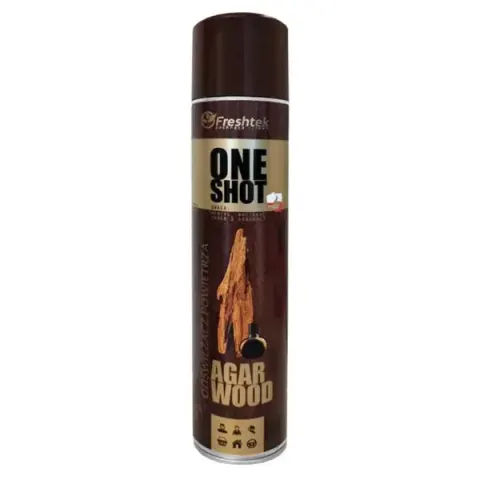 Perfumowany odświeżacz powietrza Freshtek ONE SHOT – Agar Wood 600ml