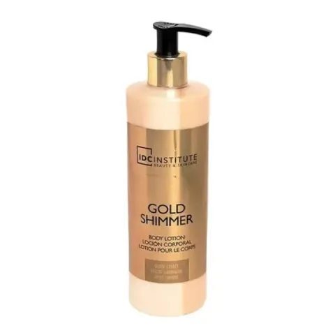Balsam do ciała IDC INSTITUTE body lotion gold shimmer 400ml