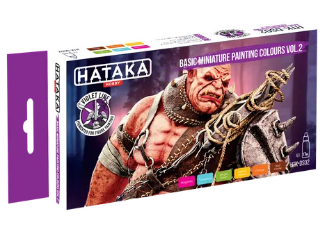 Basic Miniature Painting Colours vol. 2 Hataka HTK-DS02 Violet Line