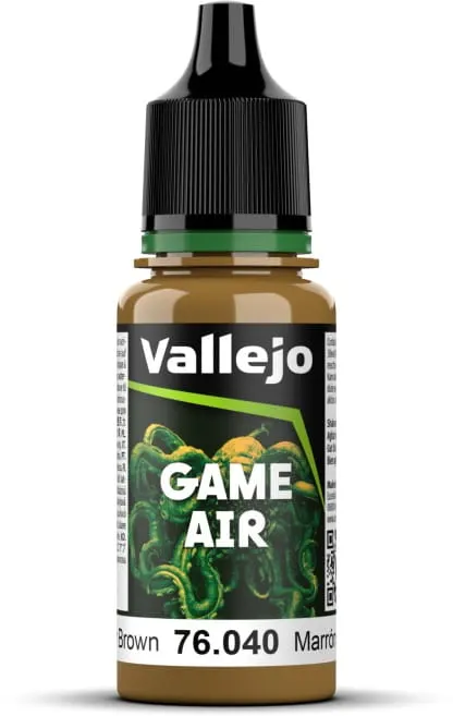 Vallejo 76040 Leather Brown Game Air 18ml