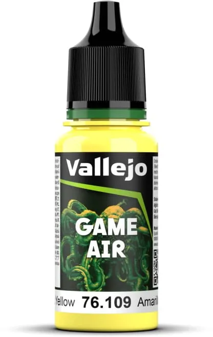 Vallejo 76109 Toxic Yellow Game Air 18ml
