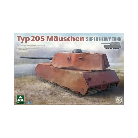 Typ 205 Mauschen Super Heavy Tank 1:35 Takom 2159