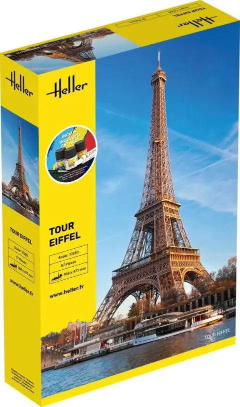 Tour Eiffel 1:650 Heller 57201 STARTER KIT
