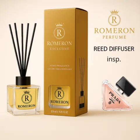Patyczki zapachowe ROMERON EXCLUSIVE PARADOX Home Fragrance Luxury Reed Diffuser 120ml