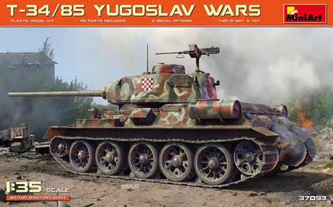 T-34/85 Yugoslav Wars 1:35 MiniArt 37093