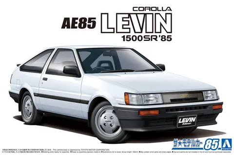 Toyota AE85 Corolla Levin 1500SR '85 1:24 Aoshima 05968