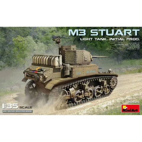 M3 Stuart Light Tank Initial Production 1:35 MiniArt 35425