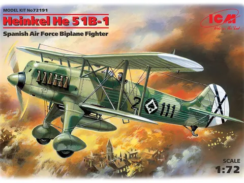 Heinkel He 51B-1 1:72 ICM 72191