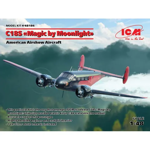 Beech C18S 1:48 ICM 48186