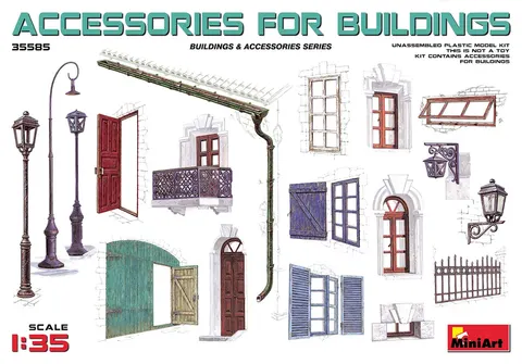 Accessories For Buildings 1:35 MiniArt 35585
