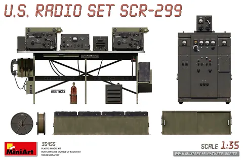 US Radio Set Scr-299 1:35 MiniArt 35455