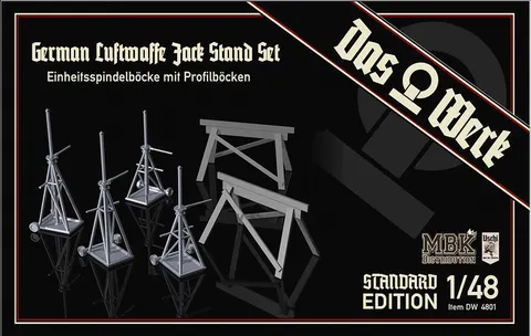 German Luftwaffe Jack Stand Set 1:48 Das Werk 4801