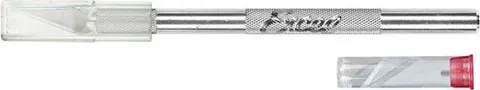 Nóż modelarski K1 (aluminiowa rękojeść) plus 5 ostrzy Excel E19001