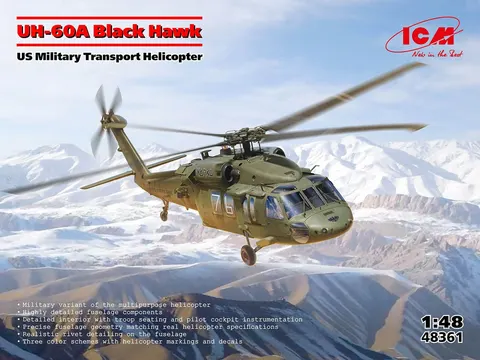 UH-60A Black Hawk 1:48 ICM 48361