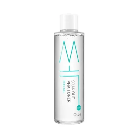 Ottie Soak Out PHA Toner Peeling tonik do twarzy z kwasem PHA 210ml