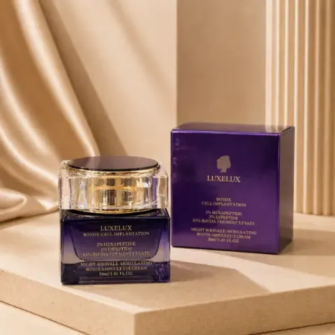 LUXELUX Night Wrinkle-Modulating BOTOX Ampoule Eye Cream krem z botoxem pod oczy na noc 30ml