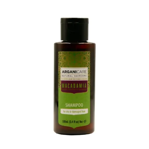 Arganicare Macadamia Shampoo Travel szampon do włosów z olejkiem makadamia 100ml