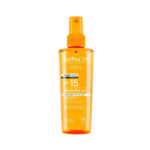 Bioxcin Suncare Bronzing Oil SPF15 olejek brązujący do opalania w sprayu 200ml