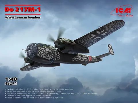 Do 217M-1 WWII German Bomber 1:48 ICM 48274