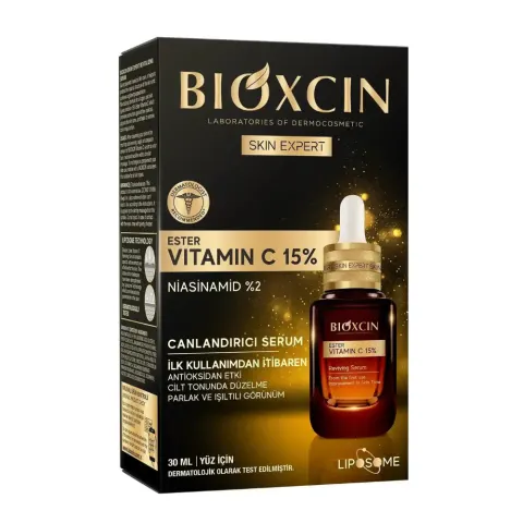 Bioxcin Serum Vitamin C 15% Niacynamide 2% serum do twarzy z witaminą C 30ml