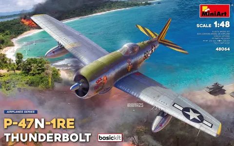 P-47N-1RE Thunderbolt Basic Kit 1:48 MiniArt 48064