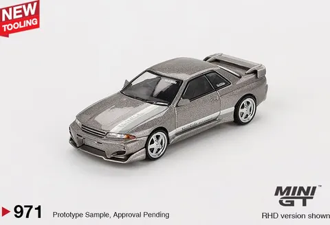 NISSAN SKYLINE GT-R (R32) Veilside Combat C-I 2011 Veilside Combat Grey 1:64 Mini GT 00971
