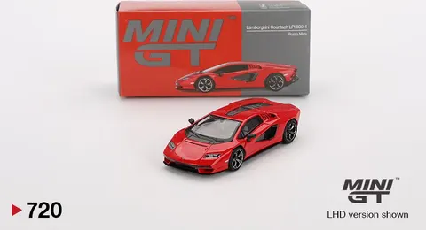 Lamborghini Countach LPI 800-4 Rosso Mars 1:64 Mini GT 00720