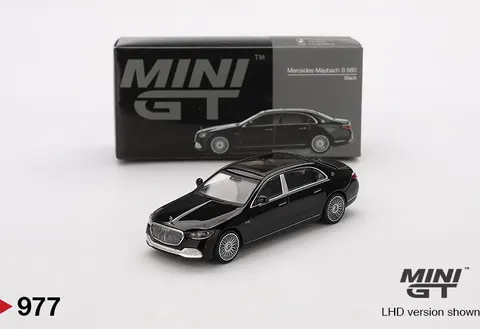Mercedes-Maybach S680 Black 2022 1:64 Mini GT 00977-L