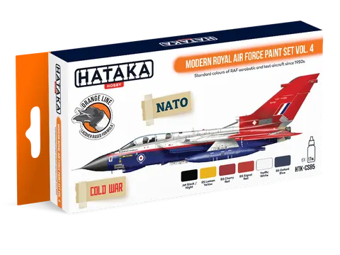 Zestaw farb Modern Royal Air Force Paint Set Vol. 4 6x17ml Hataka HTK-CS85