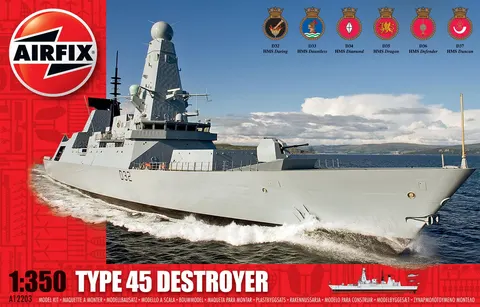 Niszczyciel Typu 45 1:350 Airfix A12203