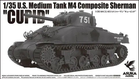 M4 Composite Sherman Cupid 1:35 Asuka 35-051