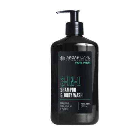 Arganicare For Men 2 in 1 Shampoo & Body Wash Szampon i Żel Do Ciała 400ml