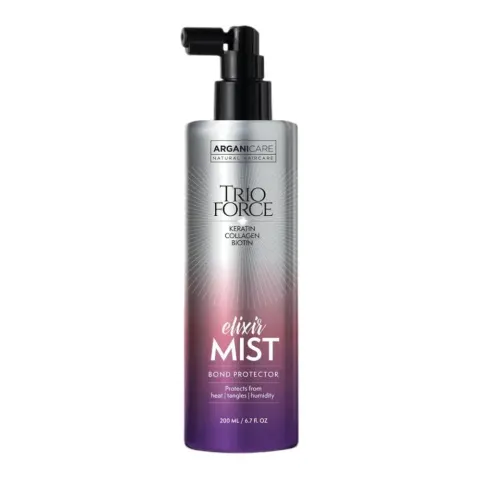 Arganicare Trio Force Elixir Mist spray termoochronny przeciw puszeniu się włosów 200ml
