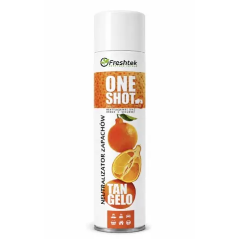 Perfumowany odświeżacz powietrza Freshtek ONE SHOT Tangelo 600ml