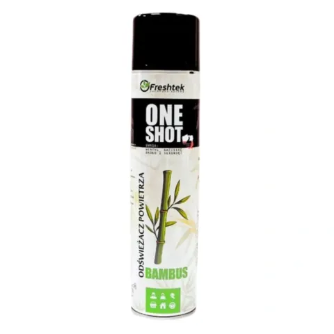 Perfumowany odświeżacz powietrza Freshtek ONE SHOT - BAMBUS 600ml
