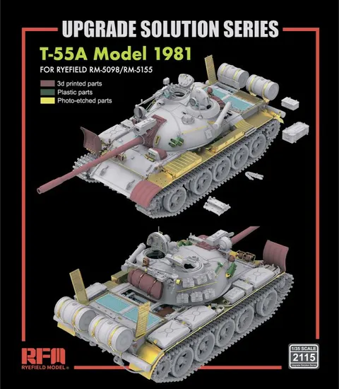 T-55A Model 1981 Upgrade Solution Series 1:35 Rye Field Model 2115
