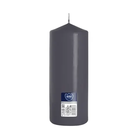 Świeca walec szary sw80/200-070