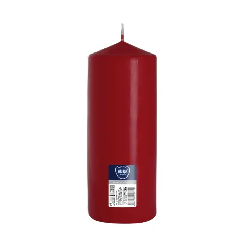 Świeca walec burgund sw80/200-036