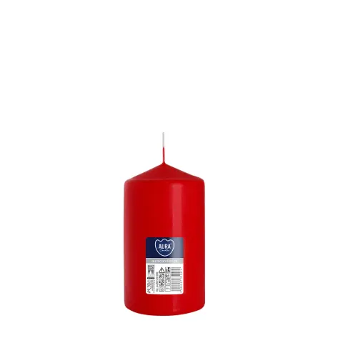 Świeca walec czerwony sw70/120-030