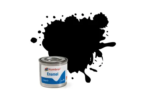 Humbrol AA0360 033 Black Matt farba 14ml AA0360