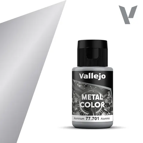 Vallejo 77701 Aluminium farba 32 ml aluminium