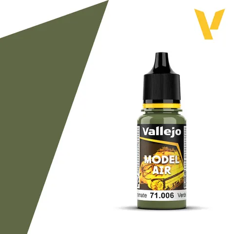Vallejo 71006 Light Green Chromate Model Air farba 18ml jasnozielony chromian