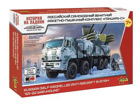 Pantsir-S1 SA-22 Greyhound 1:100 Zvezda 7441