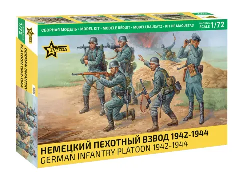 Niemiecki pluton piechoty 1942-1944 1:72 Zvezda 8078