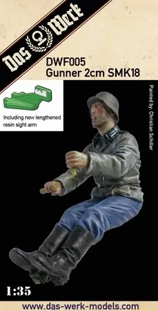 Działonowy działka 2 cm SMK18 1:35 Das Werk F005