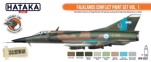 Zestaw farb Falklands Conflict paint set vol. 1 8x17ml Hataka CS27